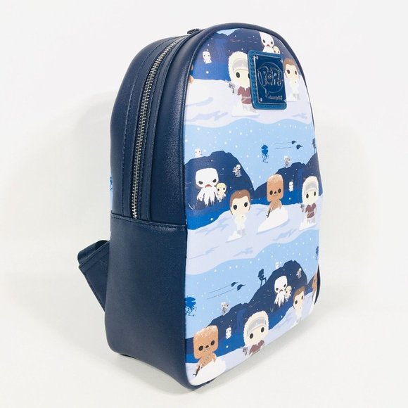 Loungefly Star Wars Hans Solo Princess Leia On Hoth Mini Backpack Exclusive